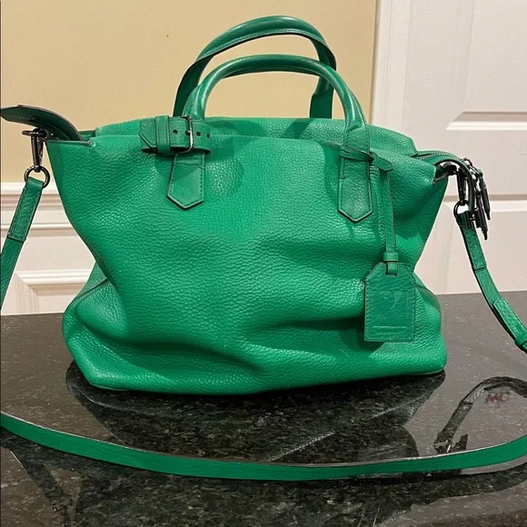 Reed Krakoff Leather Gym Bag in Zephyr Green - Picture 4 of 13
